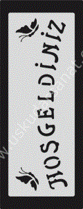 Mood Stencil Şablon 23x9 U080