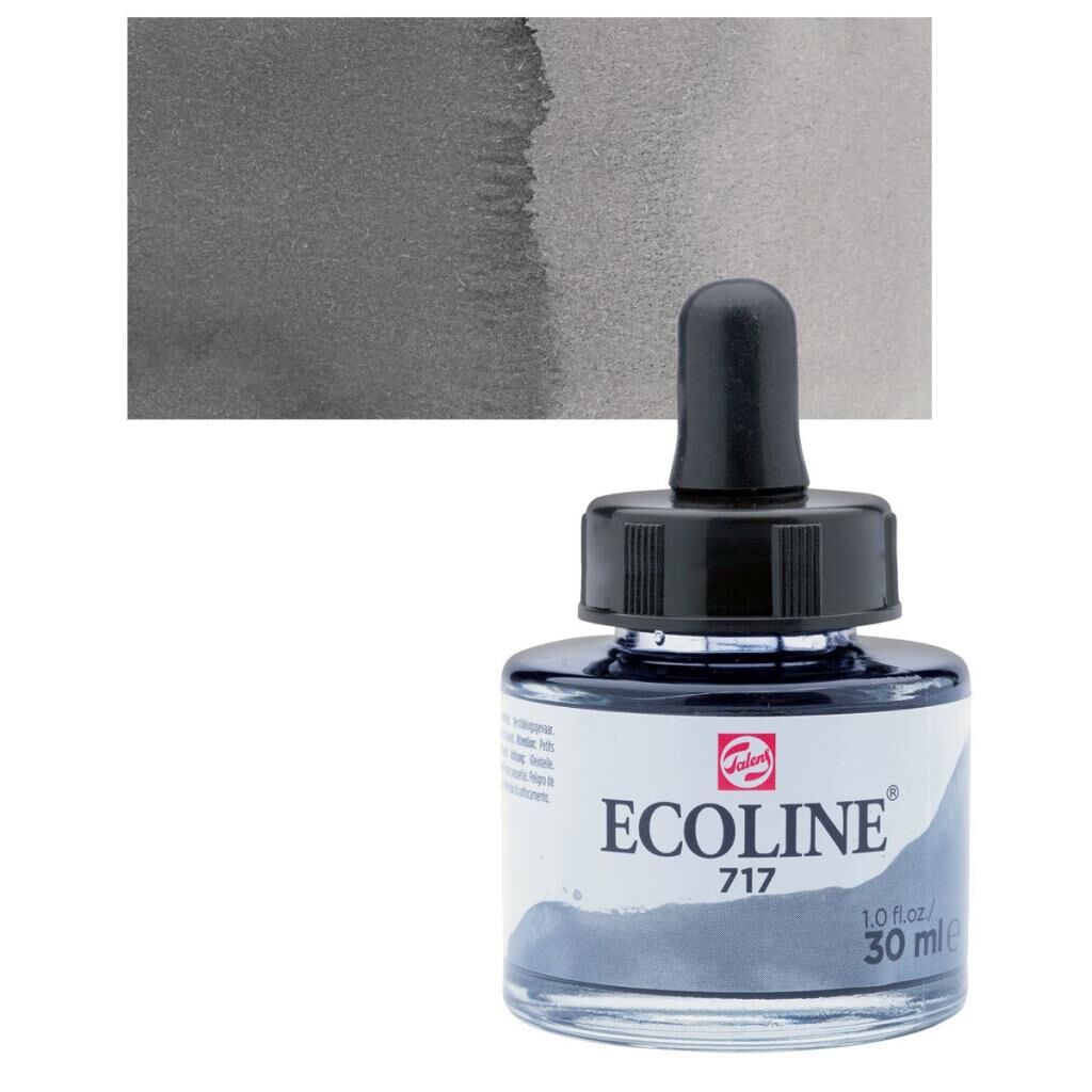 Talens Ecoline Sıvı Suluboya 30 ml. 717 Cold Grey