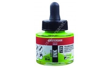 Amsterdam Akrilik Mürekkep 30 ml Yellowish Green 617