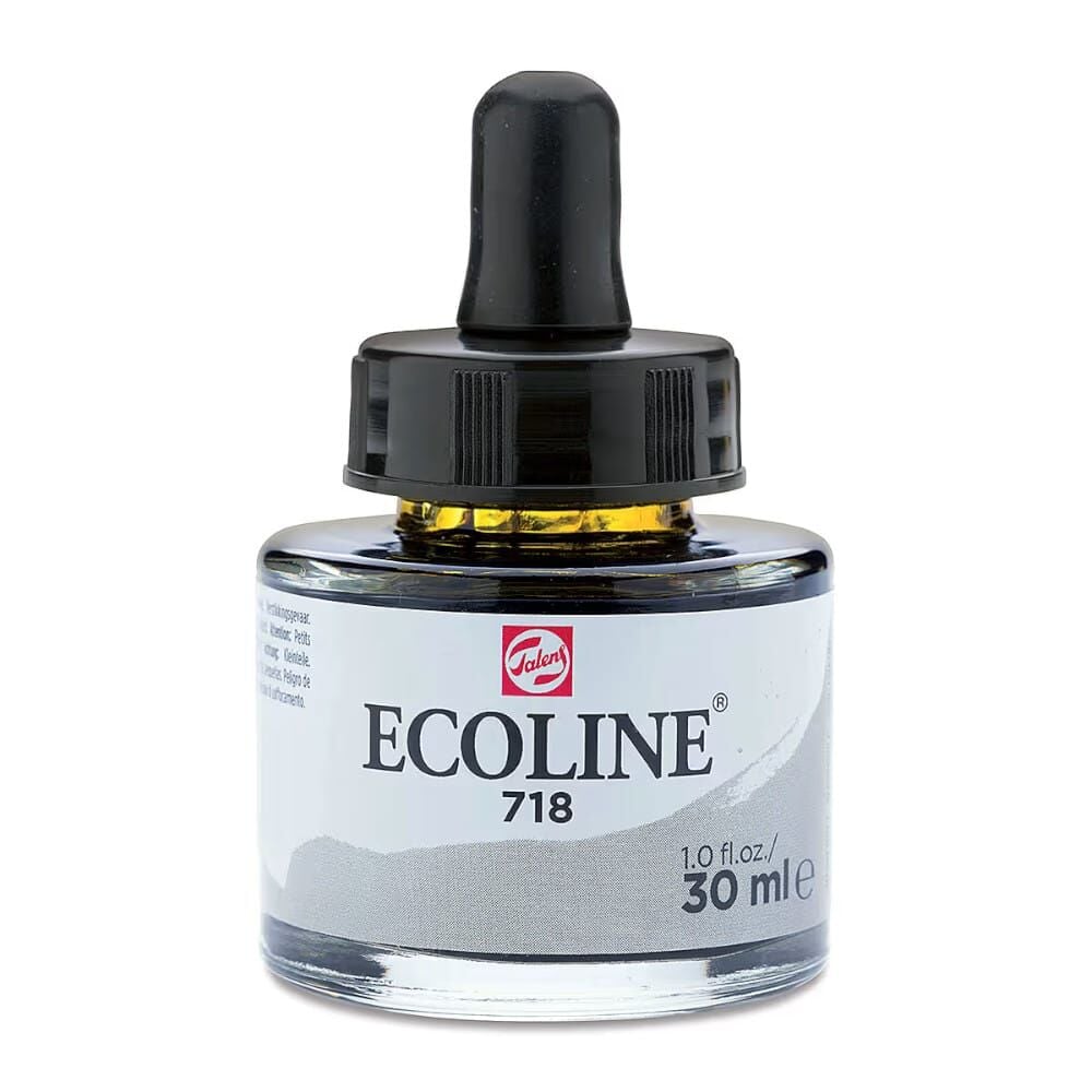 Ecoline Liquid Watercolour Sıvı Suluboya 30 ml Warm Grey 718