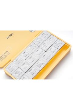 HIMI Jelly Cup Gouache Set 18 Renk x 30 gr Metalik Renk Guaj Boya (Yellow Case)