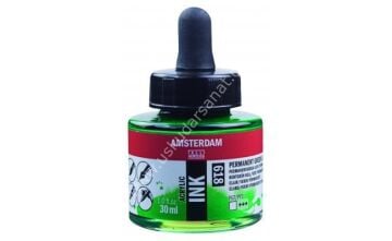Amsterdam Akrilik Mürekkep 30 ml Permanent Green Light 618