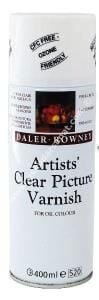 Daler Rowney Artists’ Clear Picture Varnish Aerosol Sprey Parlak Vernik 400ml