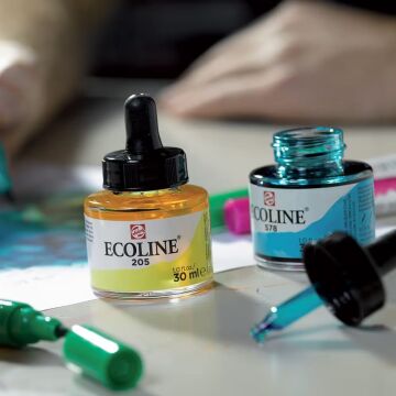 Ecoline Liquid Watercolour Sıvı Suluboya 30 ml Warm Grey Light 728