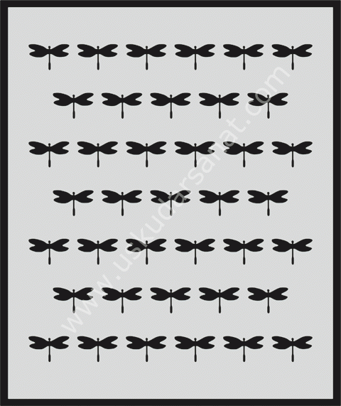 Mood Stencil Şablon 21x24 L031