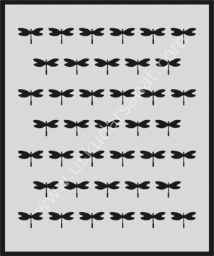 Mood Stencil Şablon 21x24 L031
