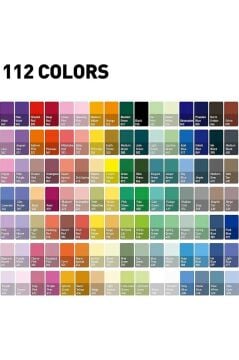 HIMI Twin Cup Gouache Set Guaj Boya Seti 112 Renk x 12 gr. (Ice Blue Case)