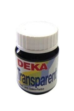 Deka Transparent Cam Boyası 25ml Cam Şişe Farblos (İnceltici) 02-00