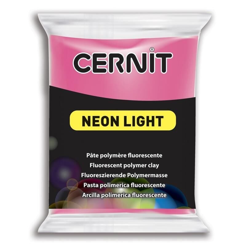 Cernit Polimer Kil Hamuru Neon Light (Fosforlu)  56gr 922 Fuschia