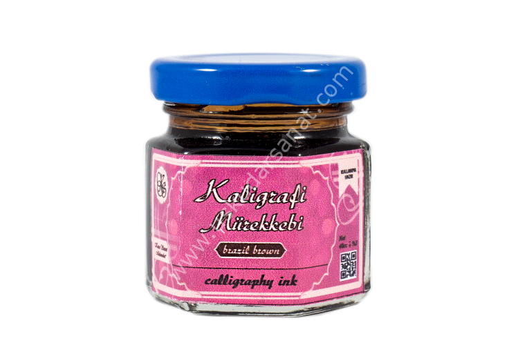 Koza Kaligrafi Mürekkebi 40ml Brazil Brown- Kahverengi