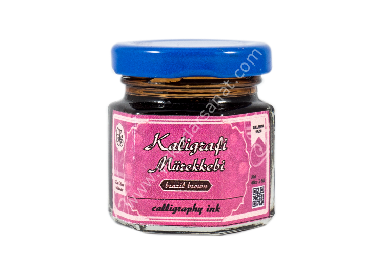 Koza Kaligrafi Mürekkebi 40ml Brazil Brown- Kahverengi