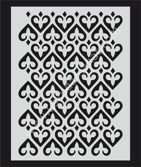 Mood Stencil Şablon 21x24 L039