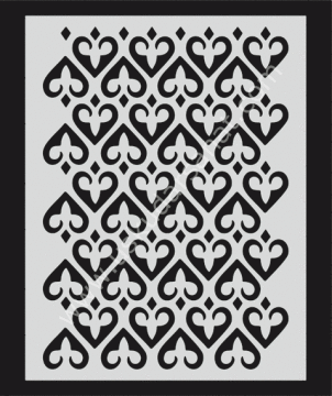 Mood Stencil Şablon 21x24 L039