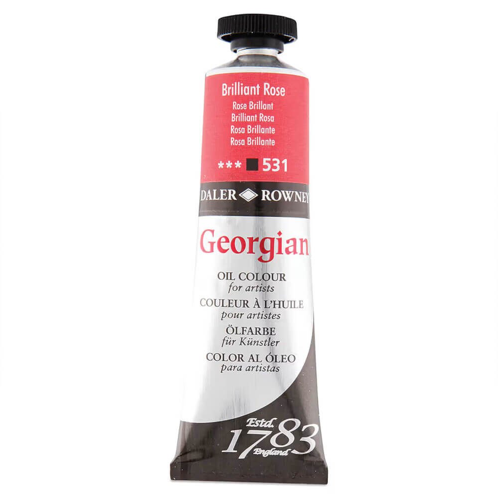 Daler Rowney Georgian Yağlı Boya 38 ml Brilliant Rose 531