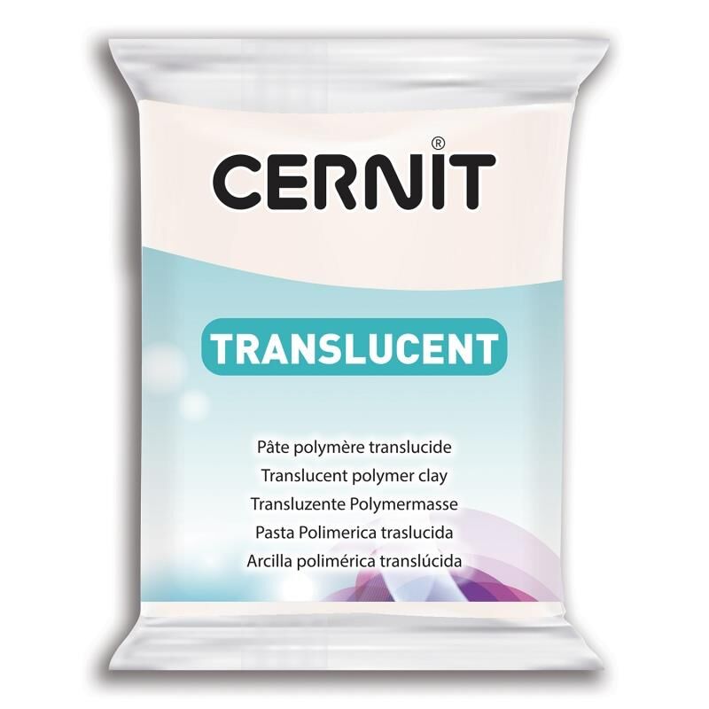 Cernit Polimer Kil Hamuru Translucent (transparan)  56gr 005 White
