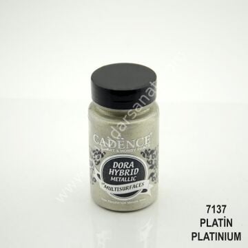 Cadence Dora Hybrit Multisurface Metalik Boya 90ml 7137 Platin