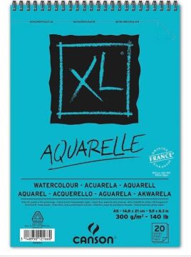 Canson XL Aquarelle Suluboya Blok Spiralli A5 300gr 20 Yap.