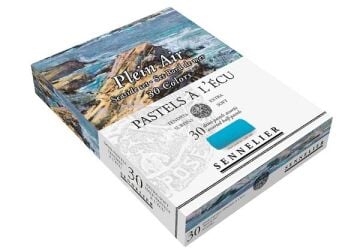 Sennelier soft pastel karton kutu 30 renk yarım boy Seaside  No:132283