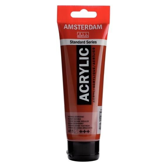 Amsterdam Akrilik Boya 120ml Tüp BURNT SIENNA 411