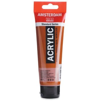 Amsterdam Standart Seri Akrilik Boya 120 ml Burnt Sienna 411