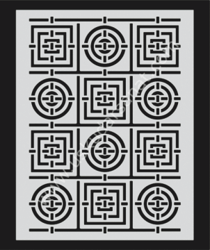 Mood Stencil Şablon 21x24 L044