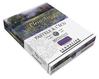 Sennelier soft pastel karton kutu 30 renk yarım boy Landscape No:132284