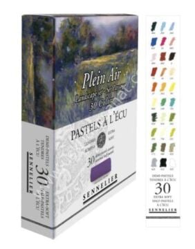 Sennelier soft pastel karton kutu 30 renk yarım boy Landscape No:132284