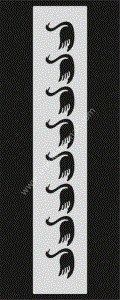 Mood Stencil Şablon 23x9 U093