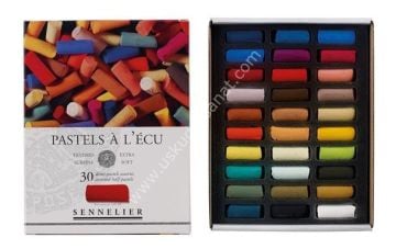 Sennelier soft pastel karton kutu 30 renk yarım boy a lecu No: 132285