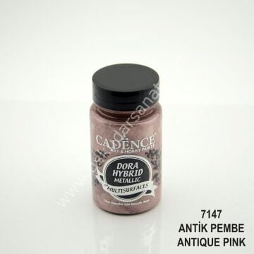 Cadence Dora Hybrit Multisurface Metalik Boya 90ml 7147 Antik Pembe