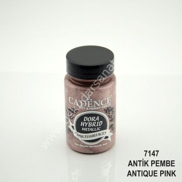 Cadence Dora Hybrit Multisurface Metalik Boya 90ml 7147 Antik Pembe
