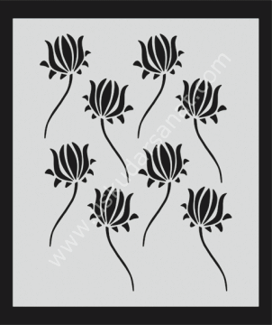 Mood Stencil Şablon 21x24 L046