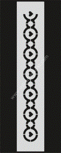Mood Stencil Şablon 23x9 U094