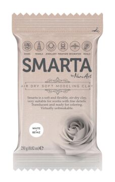 Smarta Hava ile kuruyan Yumuşak Model Hamuru 250gr BEYAZ 16