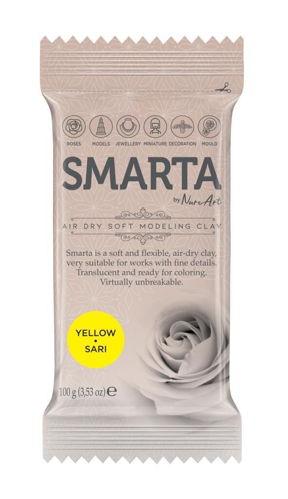 Smarta Hava ile kuruyan Yumuşak Model Hamuru 100gr SARI 13