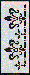 Mood Stencil Şablon 23x9 U096