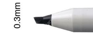 Sakura Calligraphy Pen 3,00 Yan Kesik Arabıc Siyah