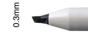 Sakura Calligraphy Pen 3,00 Yan Kesik Arabıc Siyah