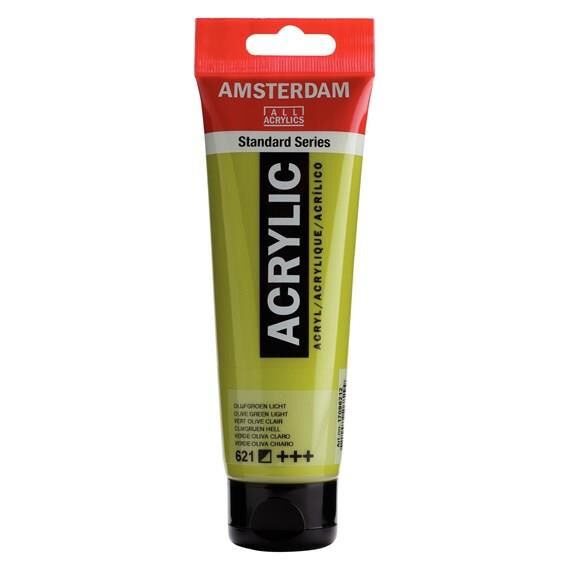Amsterdam Akrilik Boya 120ml Tüp OLIVE GREEN LT 621