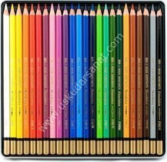 Kohinoor Mondeluz Aquarell Boya Kalemi 24 Renk Klasik Metal Kutu