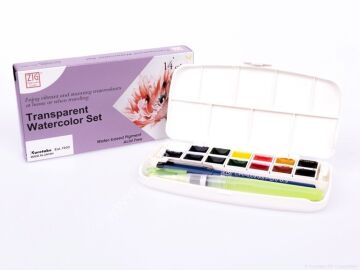 Zig Kuretake Transparent Watercolor Set 14 Renk