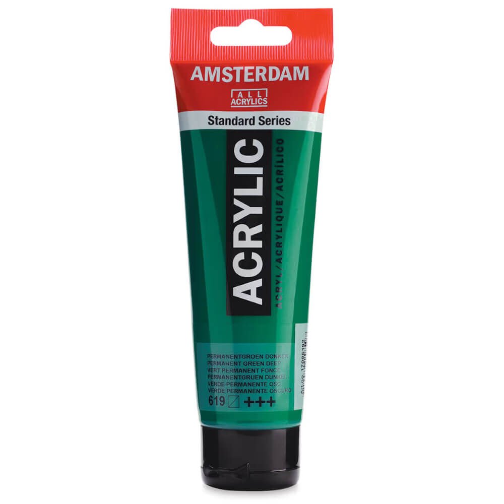 Amsterdam Standart Seri Akrilik Boya 120 ml Permanent Green Deep 619