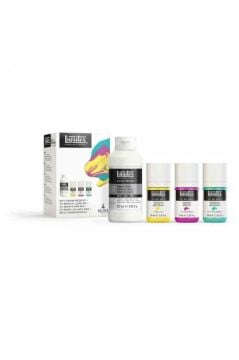 Liquitex Professional Akrilik Mat Pouring Medyum + Soft Body Akrilik Seti