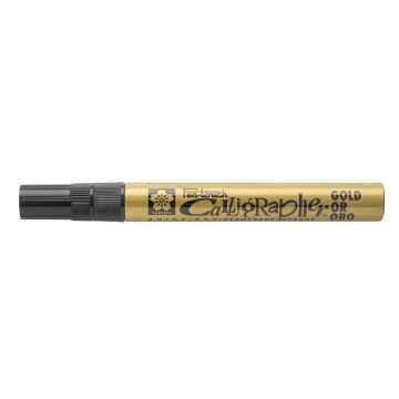 Sakura Pen - Touch Medium Kaligrafi Kalemi Düz Kesik Uç 5 mm Gold 51