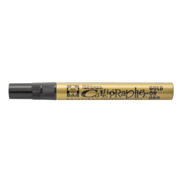 Sakura Pen - Touch Medium Kaligrafi Kalemi Düz Kesik Uç 5 mm Gold 51