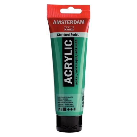 Amsterdam Akrilik Boya 120ml Tüp EMERALD GREEN 615