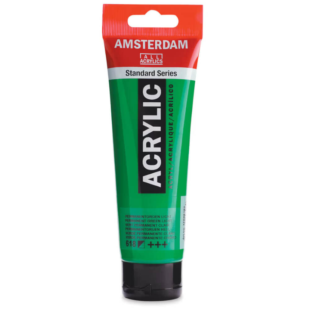 Amsterdam Standart Seri Akrilik Boya 120 ml Permanent Green Light 618