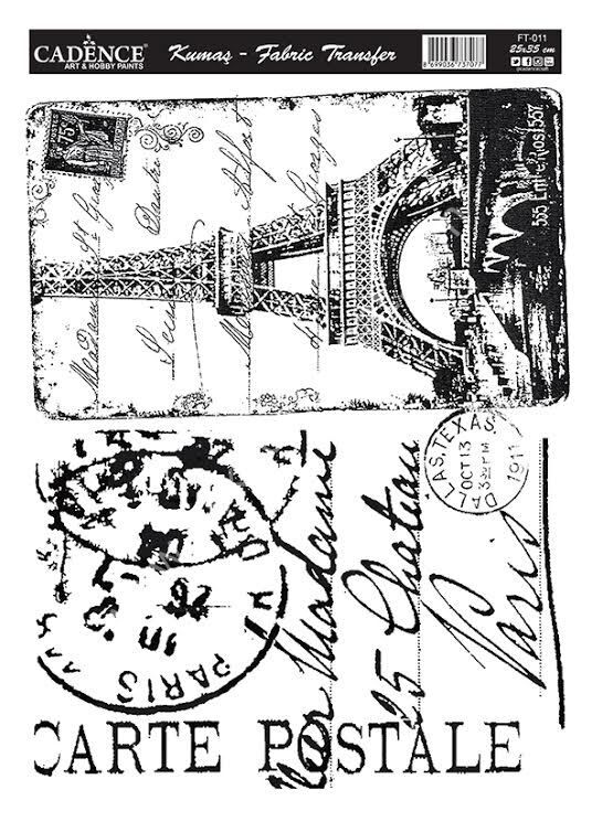 Cadence Kolay - Hazır Kumaş Transfer 25x35 FT-011