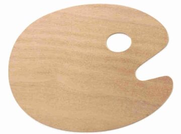 Oval Ahşap Palet 30x40