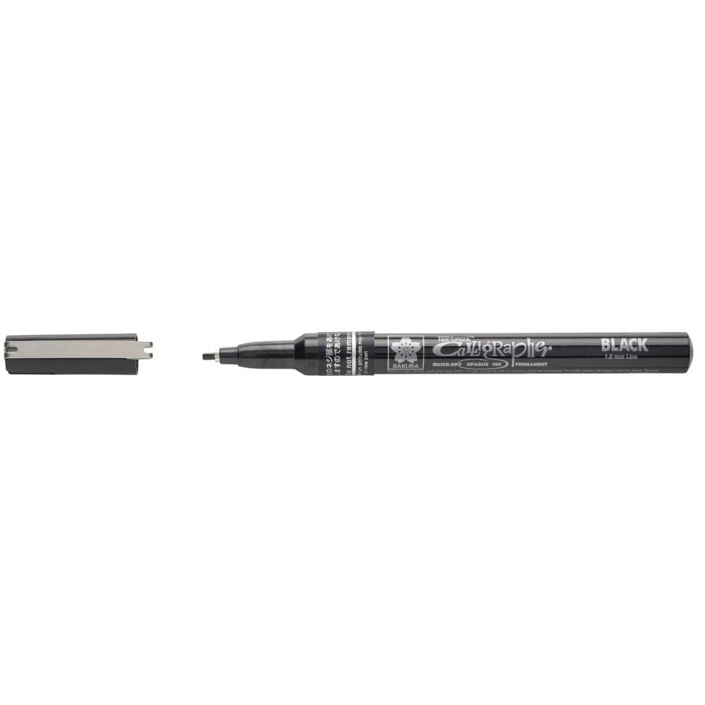 Sakura Pen - Touch Fine Kaligrafi Kalemi Düz Kesik Uç 1.8 mm  Black 49